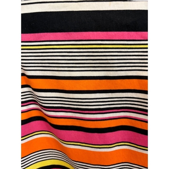 Worthington Women Skirt Size 4 Orange Stretch Midi Back Zip A-Line - Picture 3 of 4